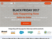 Tablet Screenshot of abacuslaw.com